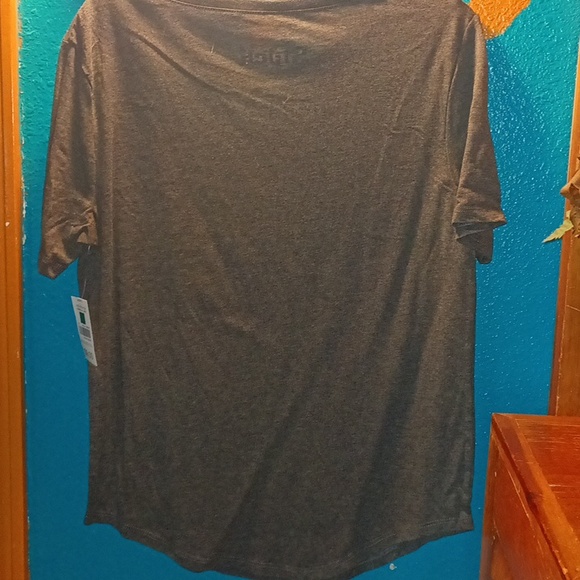 Nwt Ladies Gray T-Shirt Stitch - Picture 2 of 4